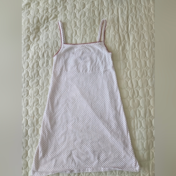 Brandy MELVILLE white And Red Polka Dot Dress - Picture 2 of 2